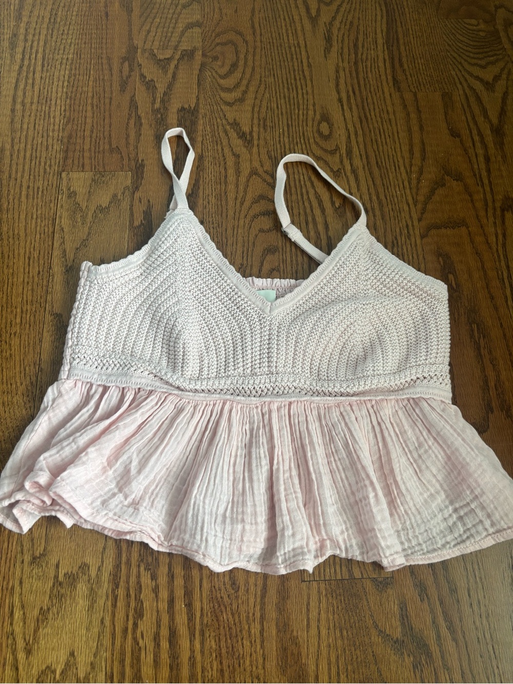 Hollister Light Pink Babydoll Tank Top